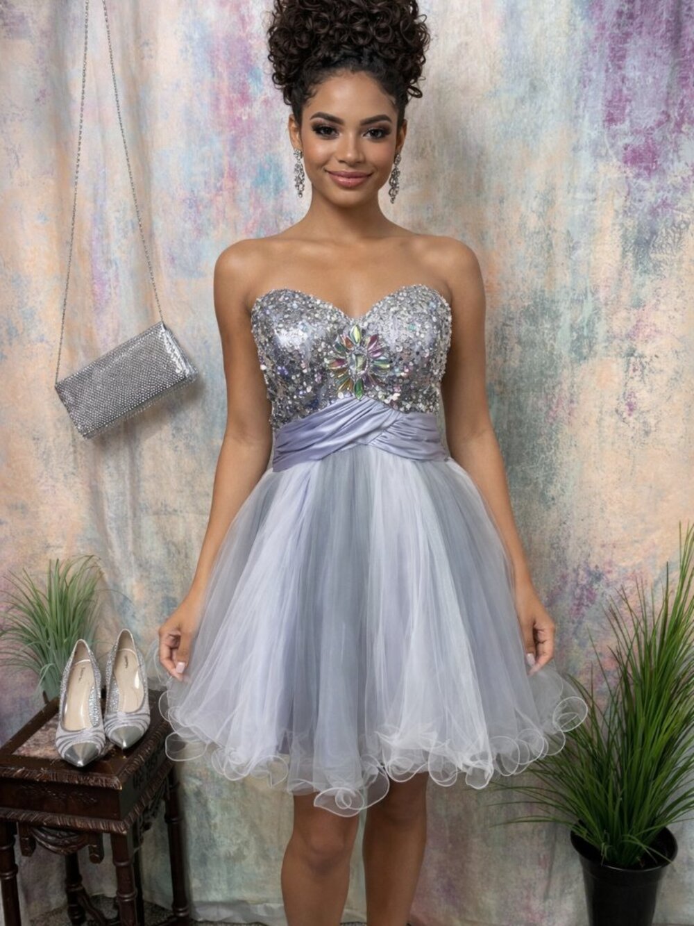 📌Juliet Stunning Homecoming - Wedding Parties -  Prom Richly Embroidered Dress